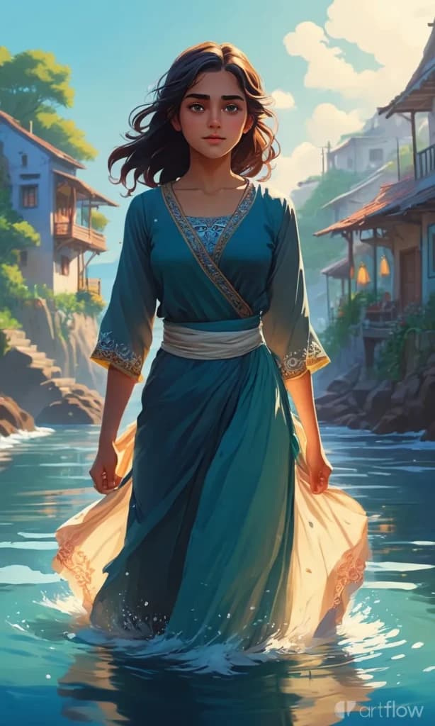 How AI Brought Serenity Village’s Mystical Beauty to Life #digen ai# #FreeAIVideoGenerator#