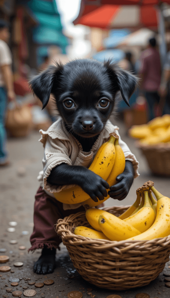 The Day My Puppy Became a Banana-Selling Sensation (And How AI Made It Possible) #digenai #FreeAIVideoGenerator