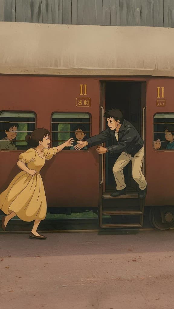How AI Brought a Nostalgic Farewell Scene to Life (And How You Can Too!) #digenai #FreeAIVideoGenerator