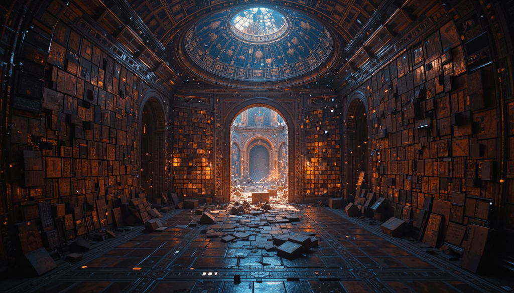 Unlocking Ancient Secrets: How AI Brought This Mysterious Library to Life #digen ai #FreeAIVideoGenerator