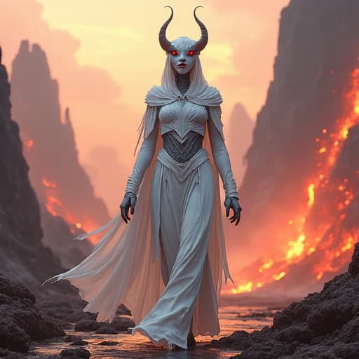 Unleashing Fire & Magic: How AI Created This Volcanic Goddess Masterpiece? #digen ai# #Free AI Video Generator#