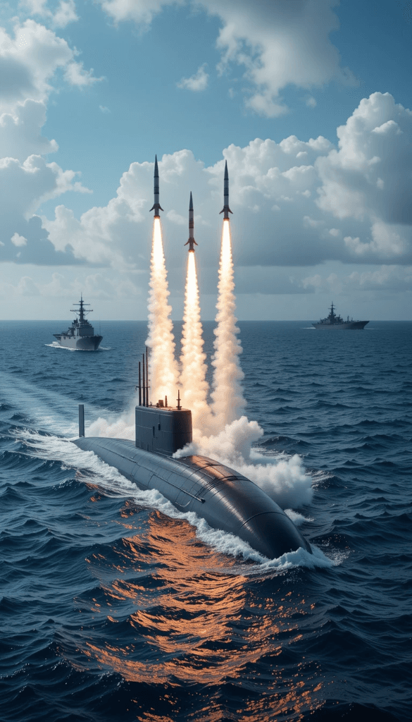 How AI Brought a Submarine's Dramatic Missile Launch to Life #digen ai# #FreeAIVideoGenerator#