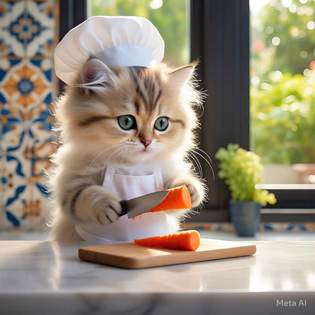 How to Turn Your Kitten into a Chef Star: AI Video Magic Explained #digen ai #FreeAIVideoGenerator