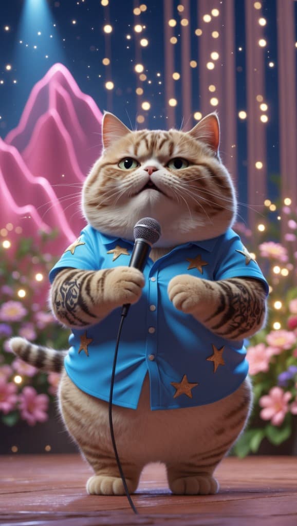 From Stage Lights to Screen: How AI Helped Sir Whisker Shine Bright! #digen ai# #FreeAIVideoGenerator#