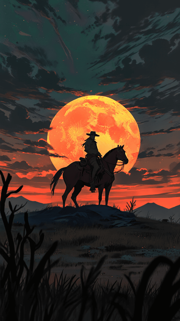 Sunset Serenade: How AI Transformed a Cowboy’s Horizon into Magic #digen ai# #FreeAIVideoGenerator#