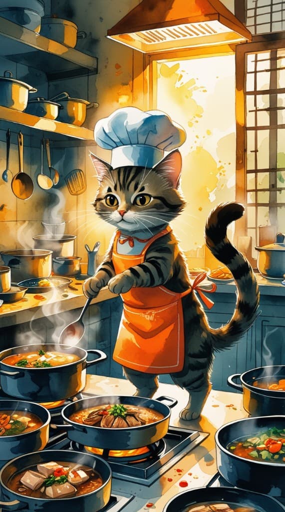 How to Turn Your Cat into a Chef with AI Video Magic? #digenai #FreeAIVideoGenerator