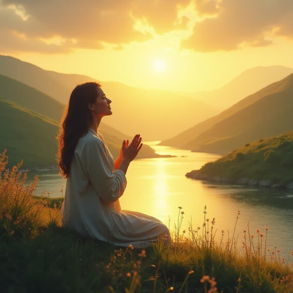 Capturing Serenity: How AI Brings Sunset Meditations to Life #digen ai #FreeAIVideoGenerator