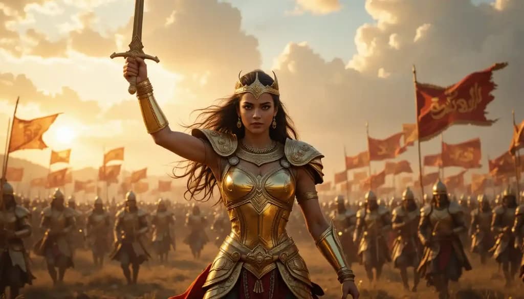 How AI Brought a Warrior Queen's Epic Battle to Life—and How You Can Too! #digen ai# #FreeAIVideoGenerator#