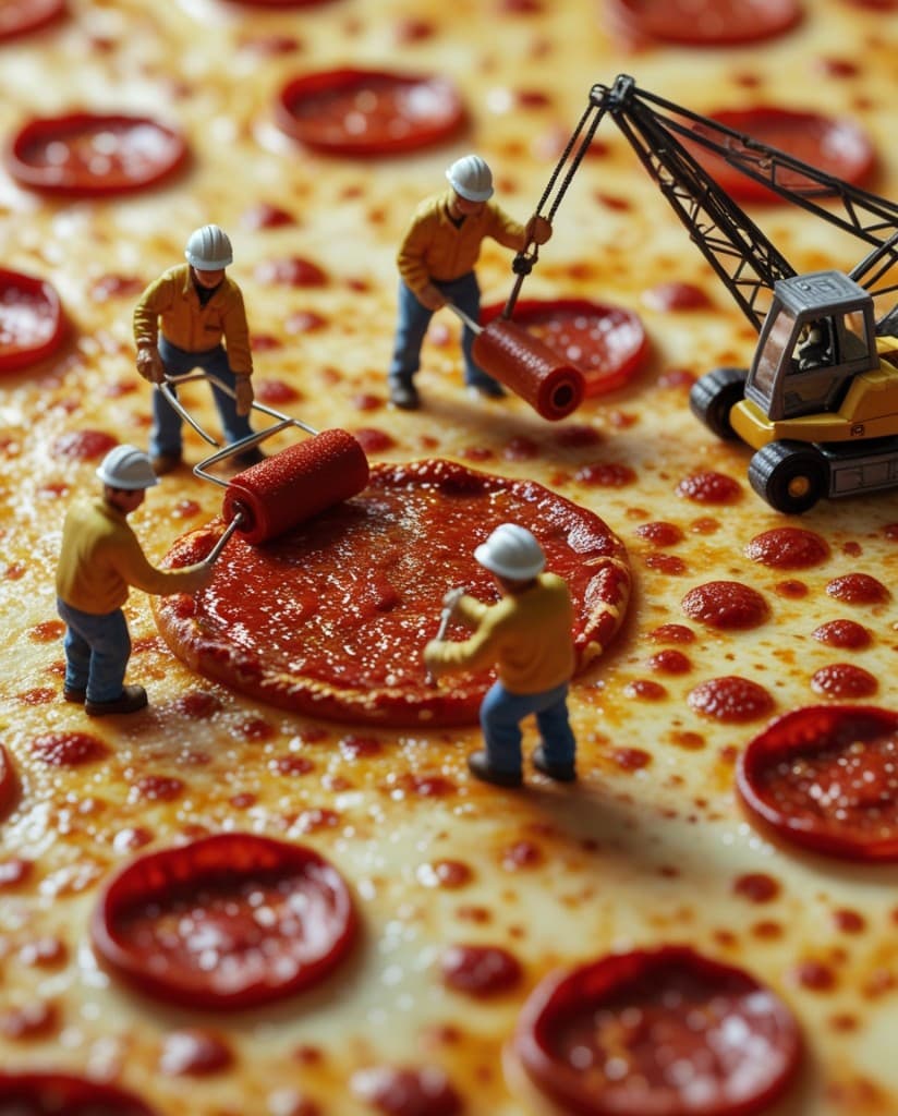 How AI Brought a Mini Pizza Construction Site to Life – And How You Can Too! #digenai #FreeAIVideoGenerator