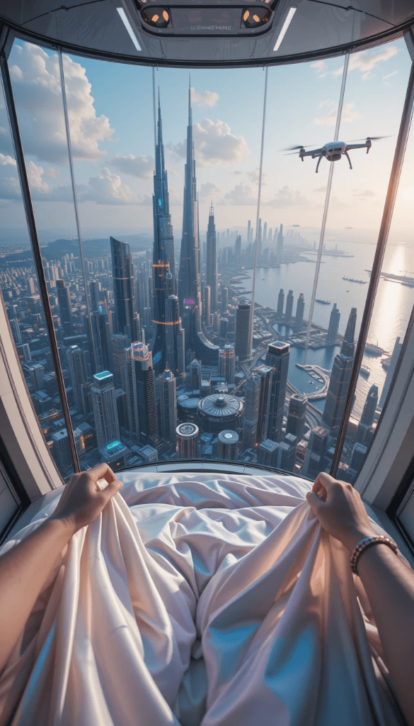 How AI Brought Dubai's Skies to Life: Your Free Guide to Epic Video Creation #digenai #FreeAIVideoGenerator