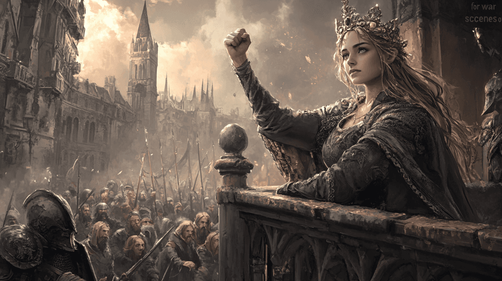 How AI Brought the Queen’s Defiance to Life – Your Epic Story Starts Here #digenai #FreeAIVideoGenerator