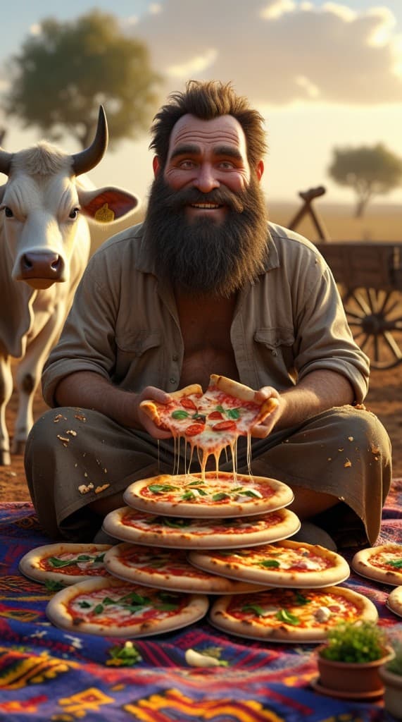 How One Click Turned a Rustic Pizza Pic into Viral Magic #digenai #FreeAIVideoGenerator
