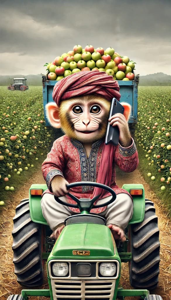 The Monkey Farmer's Tech Revolution: How AI Video Made His Orchard Go Viral #digen ai# #FreeAIVideoGenerator