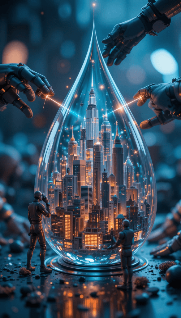 The Crystal City Paradox: How AI Unlocks Your wildest Visual Ideas #digen ai #FreeAIVideoGenerator