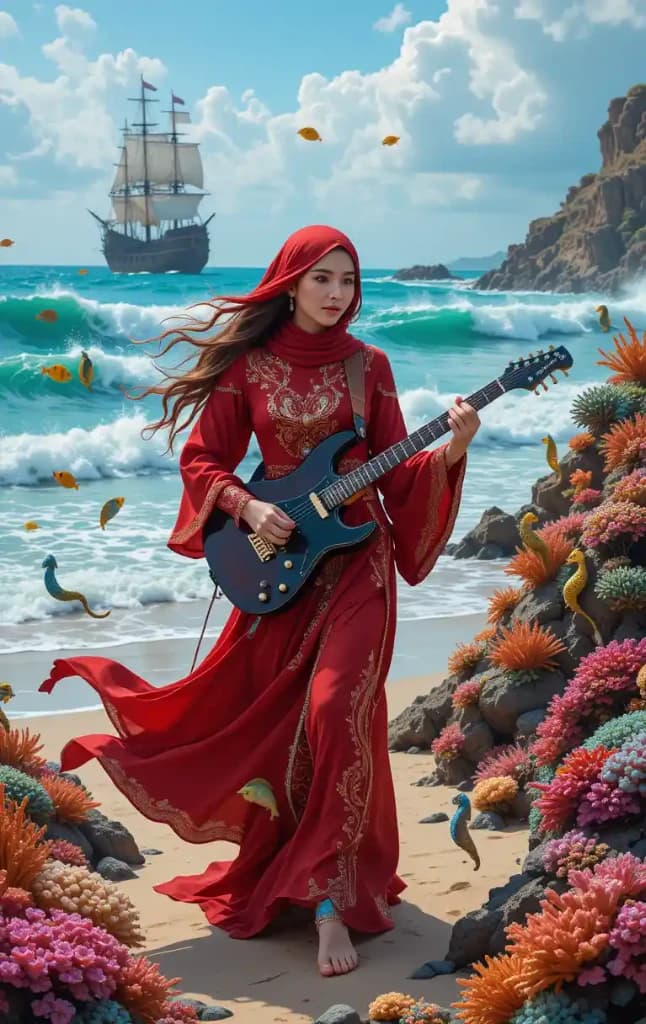 How AI Brought the Sea’s Symphony to Life: A Free Video Creation Journey #digen ai #FreeAIVideoGenerator