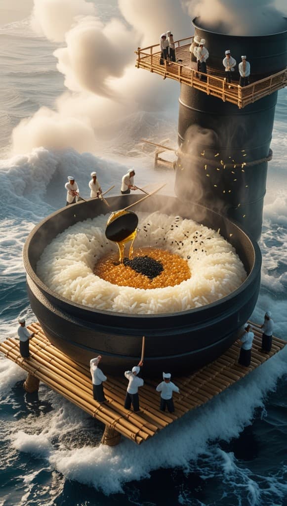 How AI Transformed Ocean Waves into a Culinary Masterpiece #digen ai# #FreeAIVideoGenerator#