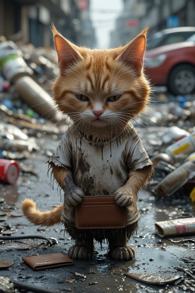 How Did This Street-Smart Cat Become an Internet Sensation? #digen ai# #FreeAIVideoGenerator#