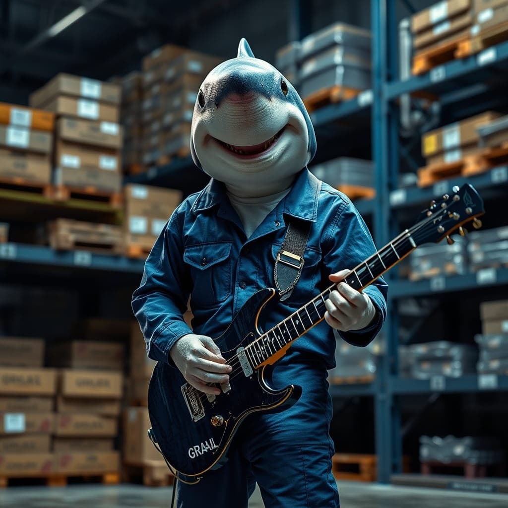 How AI Brought a Shark Rockstar to Life (And How You Can Too!) #digen ai #FreeAIVideoGenerator