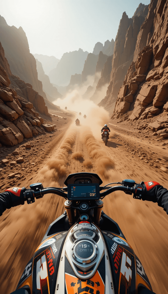 How to Turn Your Desert Dreams into Epic AI Motocross Videos? #digen ai #FreeAIVideoGenerator