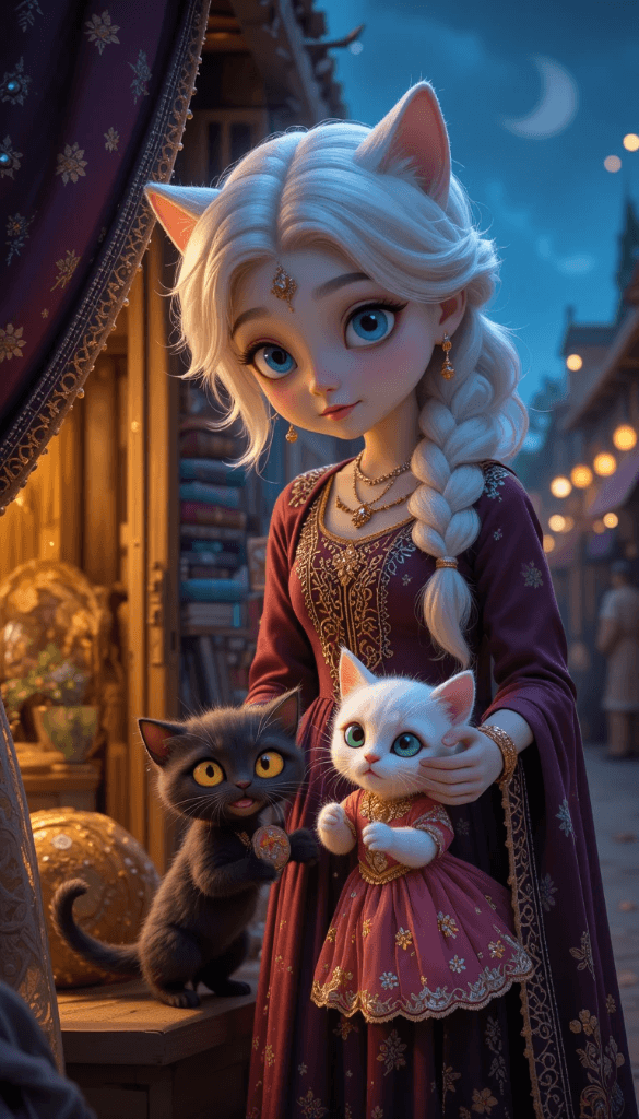 How AI Brought Luna’s Enchanted Cats to Life – Free & Easy Video Magic! #digen ai# #FreeAIVideoGenerator