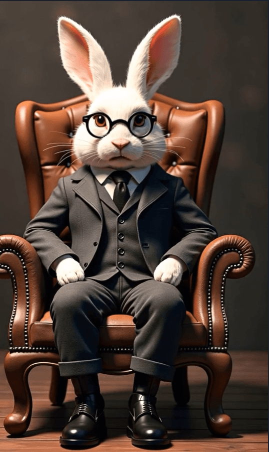 The Dapper Rabbit's Secret to AI-Powered Luxury Video Magic #digen ai# #FreeAIVideoGenerator#