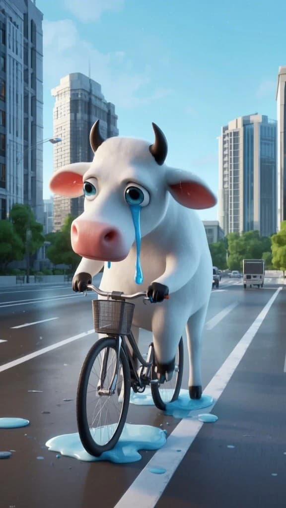 The Day a Crying Cow Took Over Social Media—And How You Can Too! #digenai #FreeAIVideoGenerator