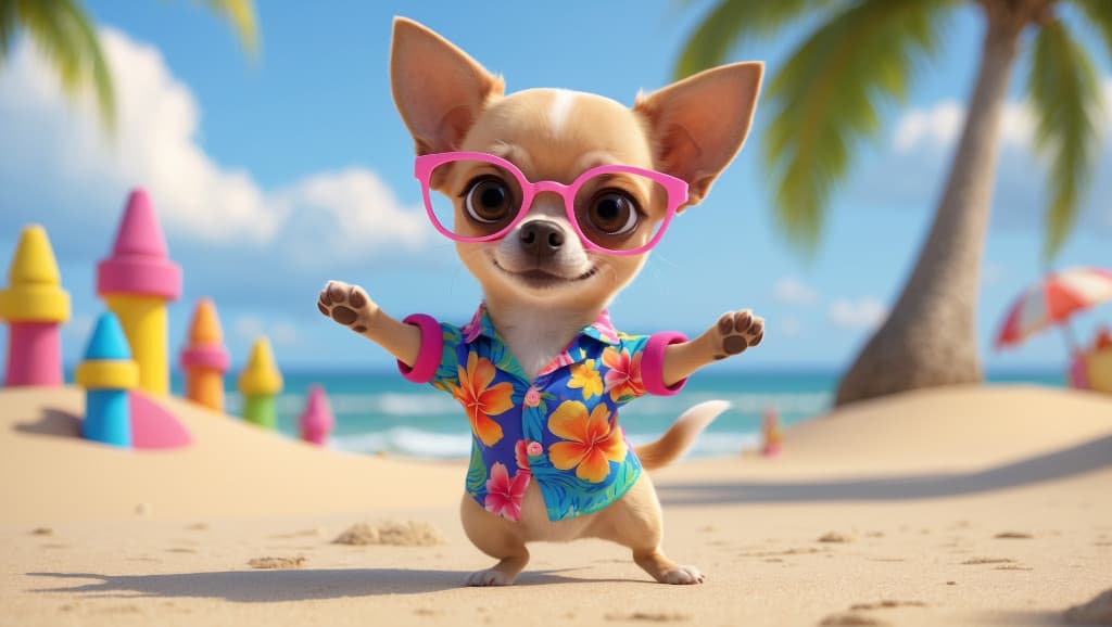 When a Tropical Chihuahua Became My Adventure Guide: AI Magic Made Easy #digen ai# #FreeAI