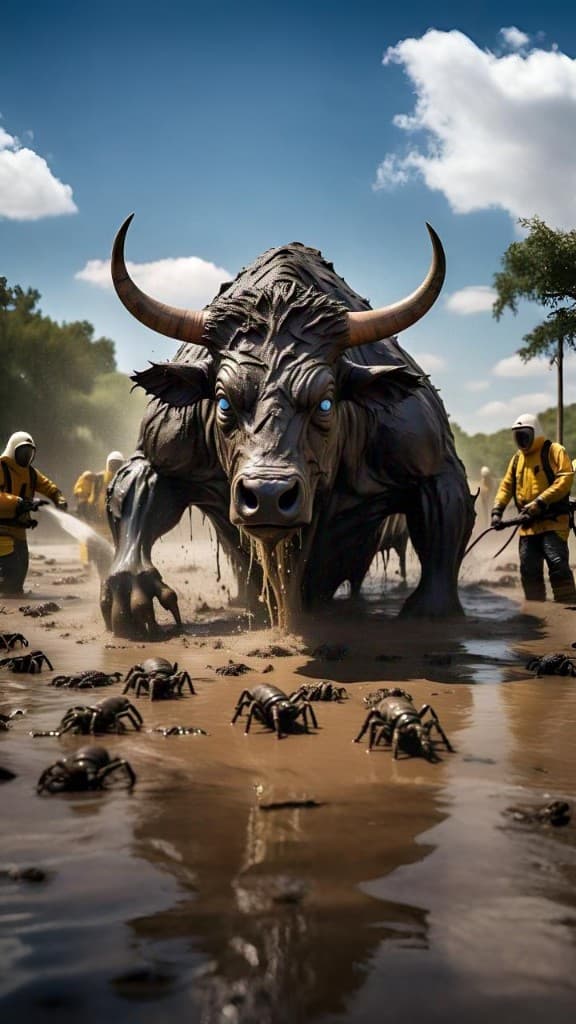 How AI Brought a Mud Monster Nightmare to Life: Your Free Guide to Epic Video Creation #digen ai #FreeAI