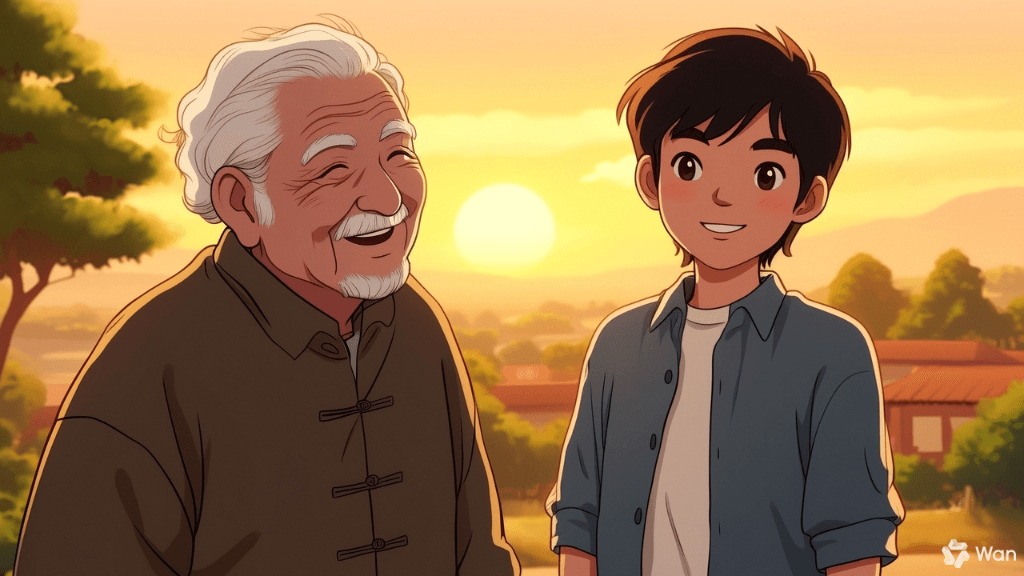 From Sunset to Screen: How AI Brought a Grandfather’s Story to Life #digen ai #FreeAIVideoGenerator