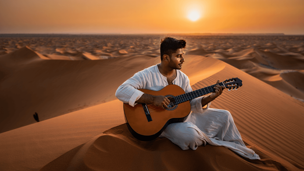 How AI Brought Desert Melodies to Life #digen ai# #Free AI Video Generator#