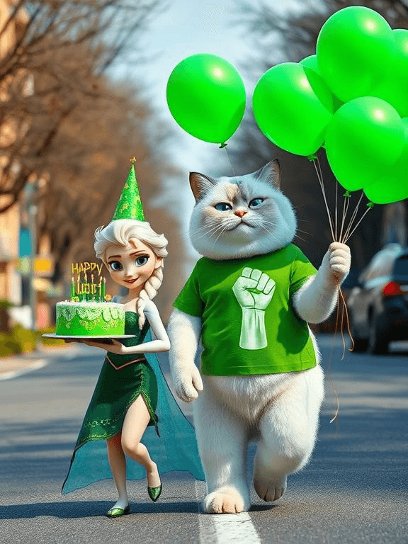 How a Birthday Cat Stole Hearts—and How You Can Create Magic Too! #digen ai #FreeAIVideoGenerator