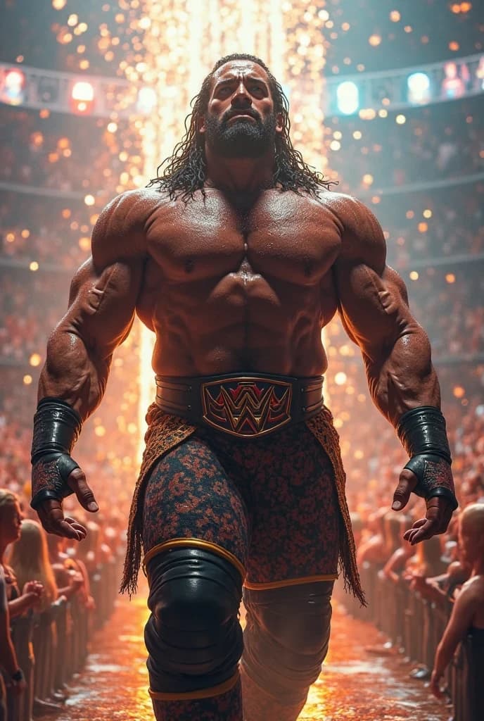 How AI Transformed a Wrestler’s Victory into Epic Video Magic #digen ai #FreeAIVideoGenerator