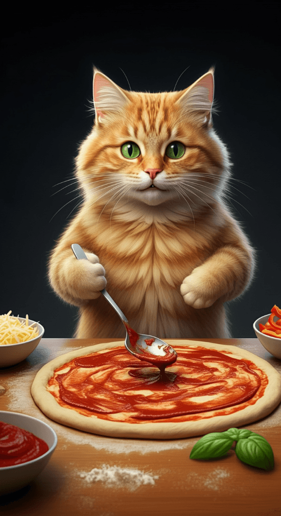 When Cats Cook: How AI Brought This Whiskered Chef’s Pizza Dreams to Life #digenai #FreeAIVideoGenerator