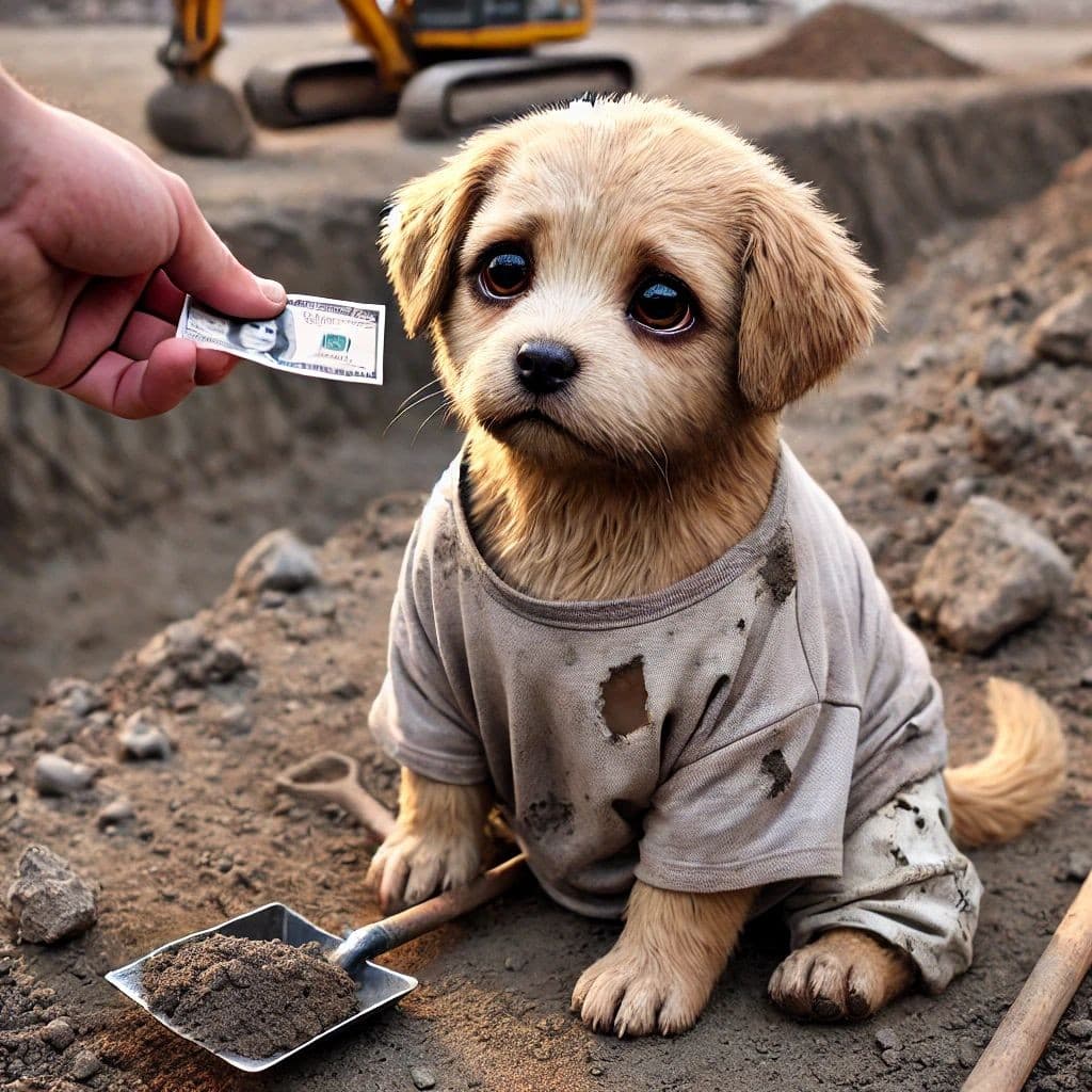 How a Construction Site Puppy Captured Hearts with AI Video Magic #digen ai #FreeAIVideoGenerator