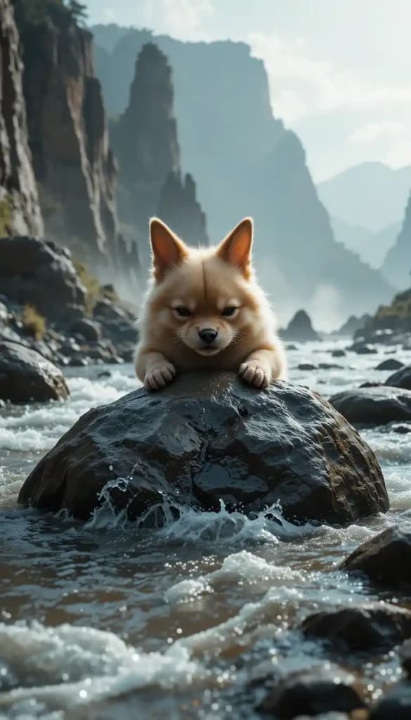 How AI Brought a River Guardian Dog to Life – And How You Can Too! #digenai #FreeAIVideoGenerator