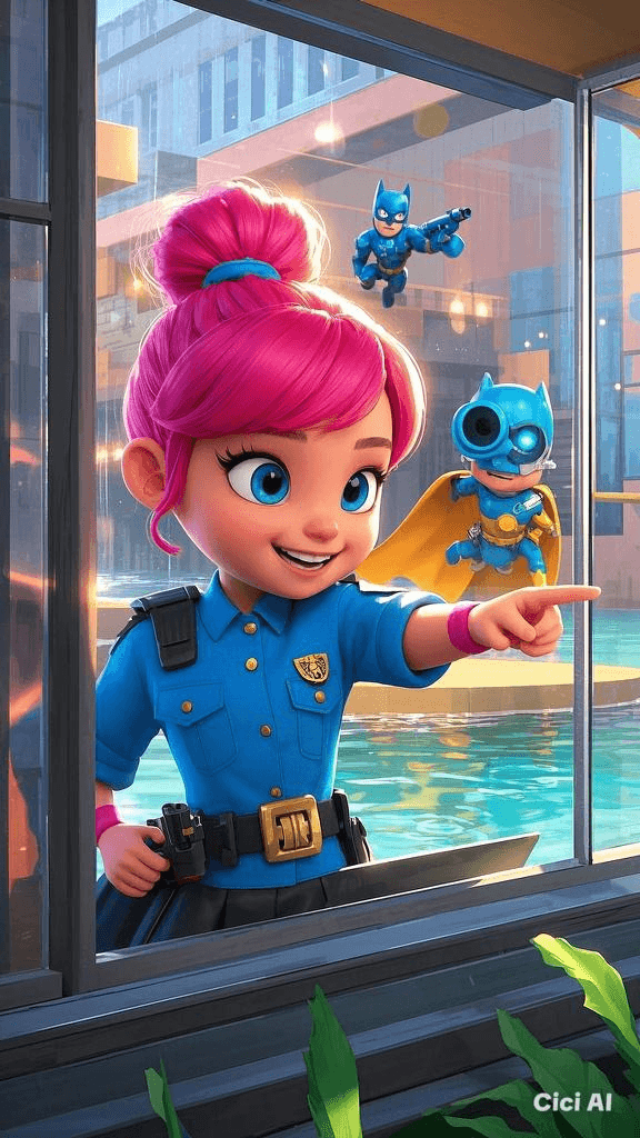 How an Officer’s Sunny Day Became an Epic Superhero Adventure—All With AI! #digenai #FreeAIVideoGenerator