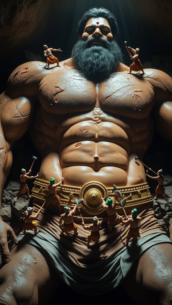 The Cave of Giants: How AI Brings Mythical Stories to Life #digenai #FreeAIVideoGenerator