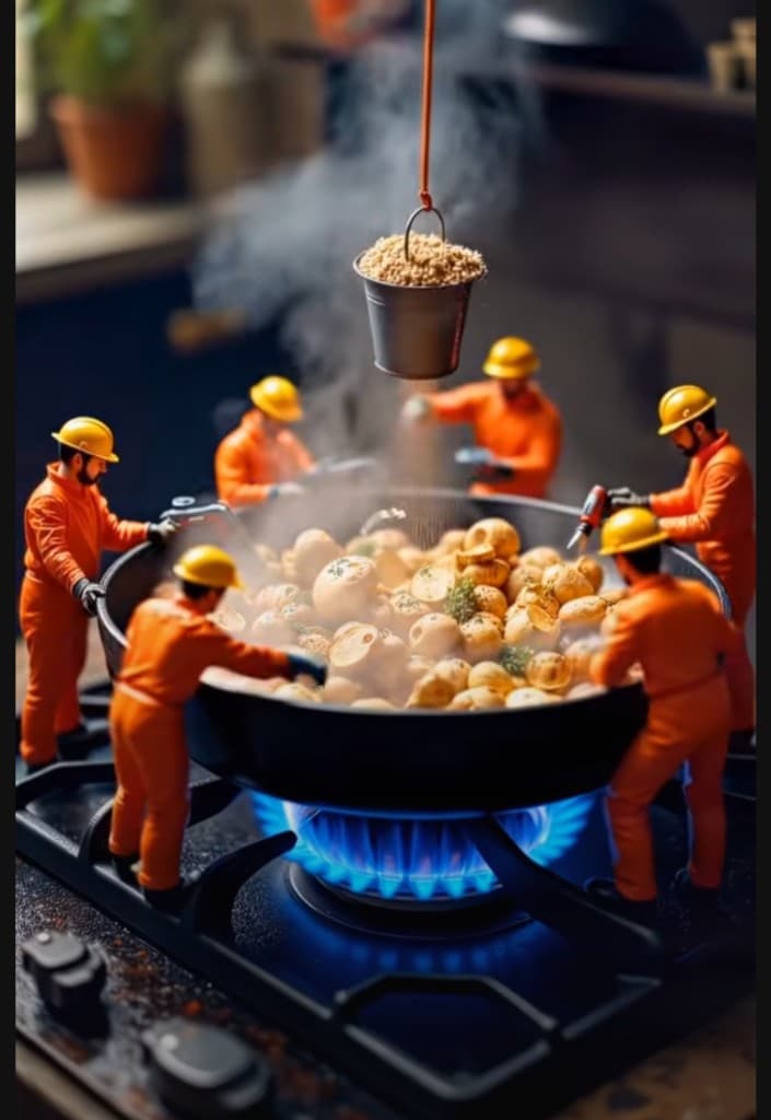 How a Crew of Construction Workers Mastered Dumpling Magic with AI Video Tech #digen ai# #FreeAIVideoGenerator#