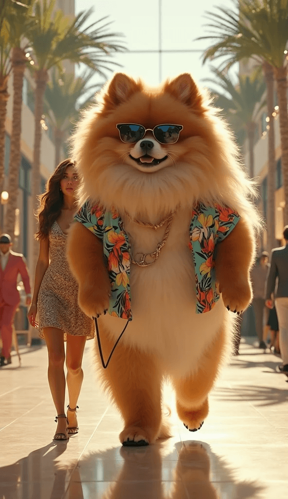 The Day My Pomeranian Became a Style Icon: How AI Made It Possible #digen ai #Free AI Video Generator