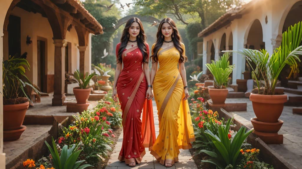 How AI Brought Two Friends' Garden Adventure to Life #digen ai #FreeAIVideoGenerator