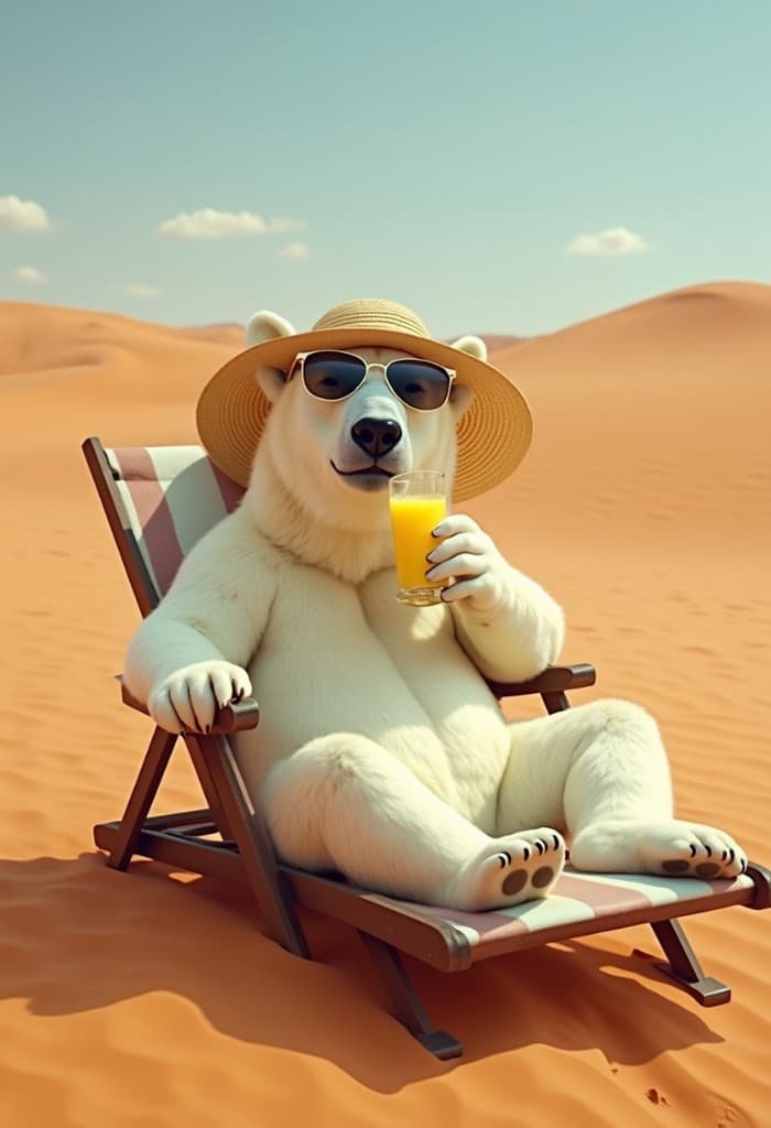 How This Arctic Explorer Became a Desert VIP? Meet Your New AI Video Superpower #digenai #FreeAIVideoGenerator