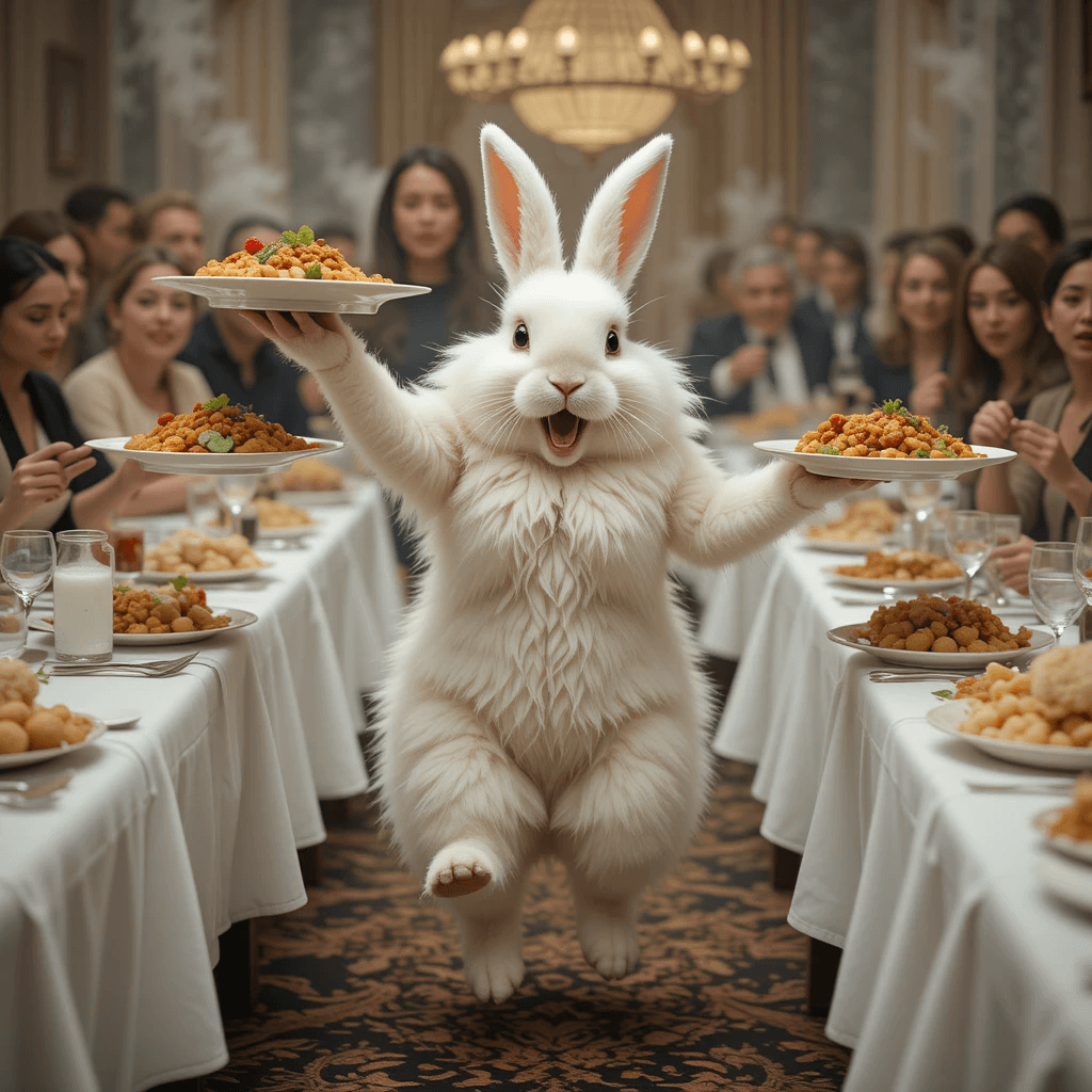 How a Fluffy Chef Rabbit Took Over Fine Dining – And How You Can Create Your Own AI Magic #digen ai# #FreeAIVideoGenerator