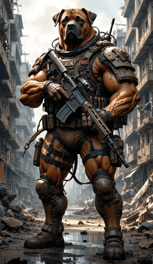 The Unlikely Hero: How AI Brought a Tactical Dog to Life #digen ai# #Free AI Video Generator#
