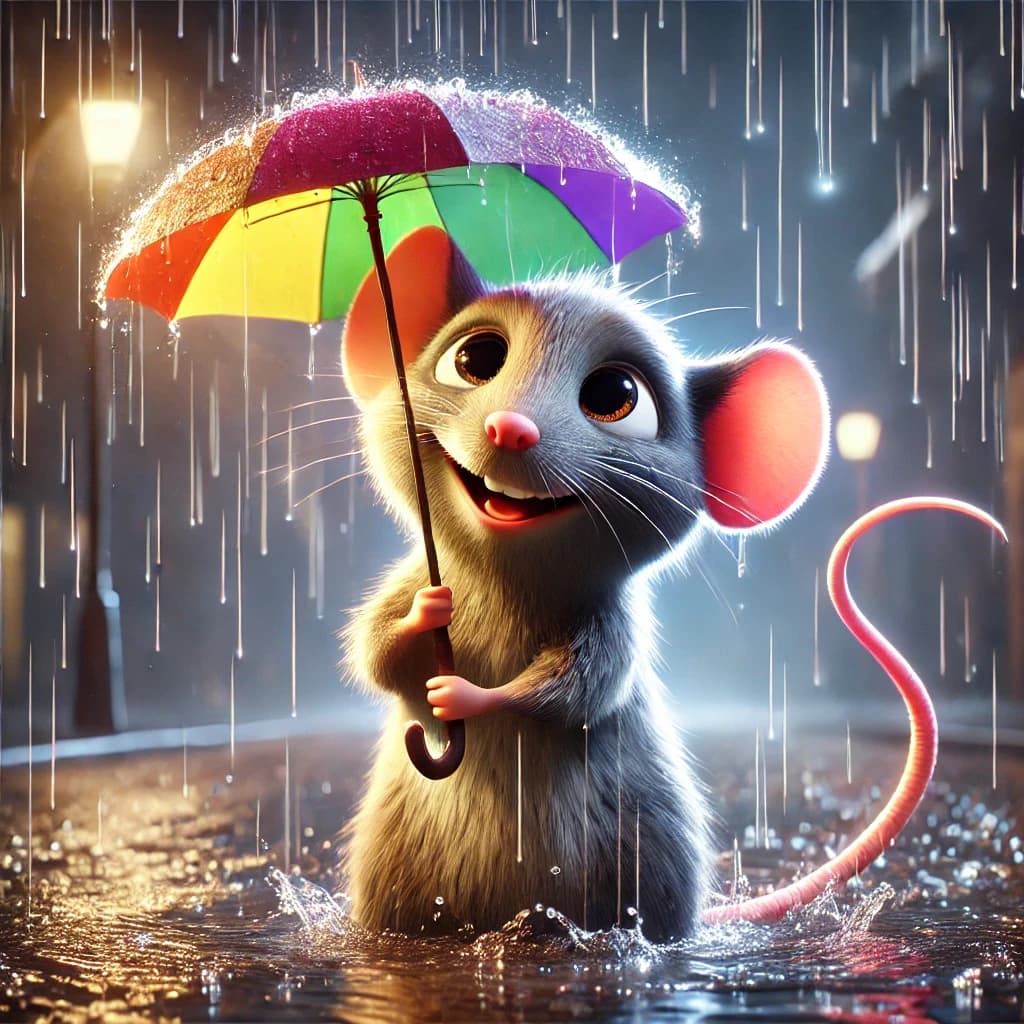 How AI Brought Little Mimi’s Rainy Night Adventure to Life #digenai #FreeAIVideoGenerator