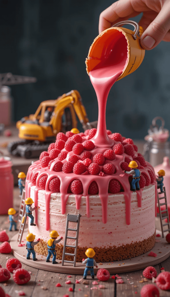 How to Turn Your Cake into a Construction Site Extravaganza with AI? #digen ai# #FreeAIVideoGenerator#