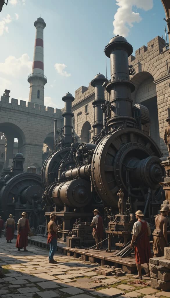 Time Travelers' Secret: How AI Brings 19th-Century Steam Dreams To Life #digen ai# #FreeAIVideoGenerator#