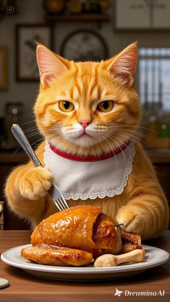 When Whiskers Became Chef: How AI Brought This Cat’s Culinary Dreams To Life #digenai #FreeAIVideoGenerator