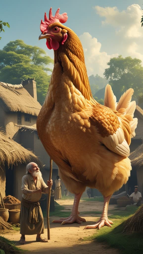 Unlocking Wonder: How AI Brought a Giant Rooster’s Tale to Life #digen ai #FreeAIVideoGenerator