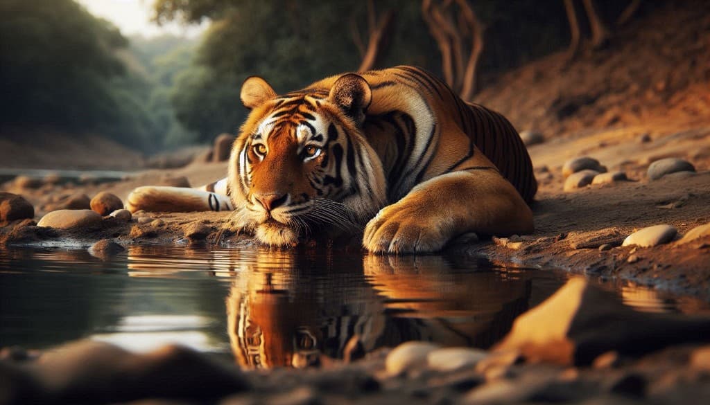How to Capture the Majesty of a Tiger with AI Video Magic? #digen ai #Free AI Video Generator