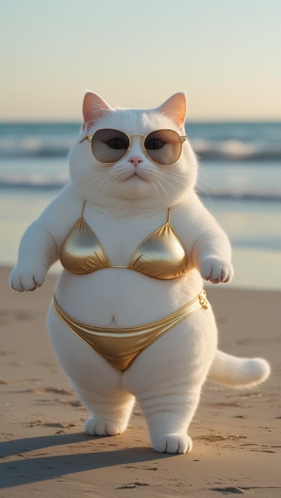 How AI Helped Create Sunny’s Golden Bikini Beach Adventure! #digen ai #FreeAIVideoGenerator